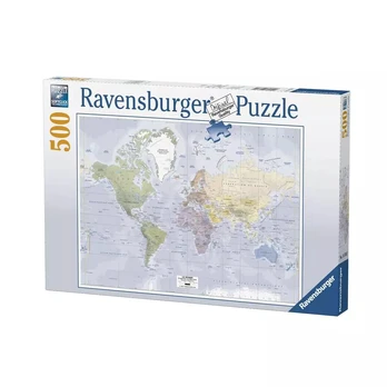 Ravensburger dėlionė „Pasaulio žemėlapis“, 500 det.