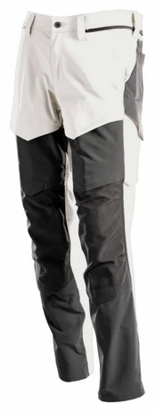 Kelnės Customized ultimate strech 22379, white/grey 82C52, Mascot