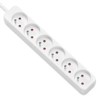 Maitinimo juosta Value UTE 6 lizdai 3 m balta (19.99.1031)