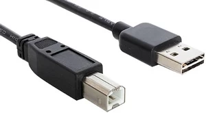 Kabelis Delock USB 2.0, USB B plug, 1 m, juoda kaina