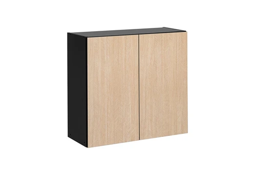Virtuvinė spintelė Roma Góra 80/72 2D, ruda/juoda