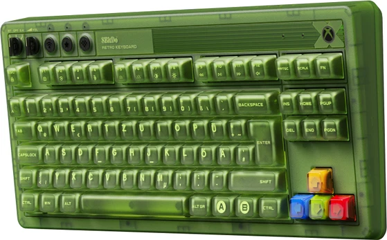 8Bitdo - Mechanical Keyboard Xbox Edition ISO (QWERTZ) - Green