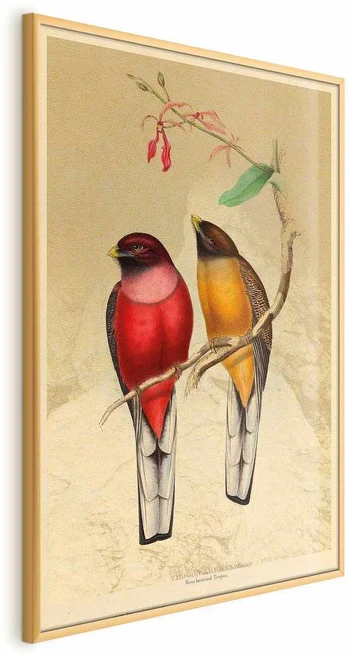 Artgeist Plakatas - Birds on a Branch