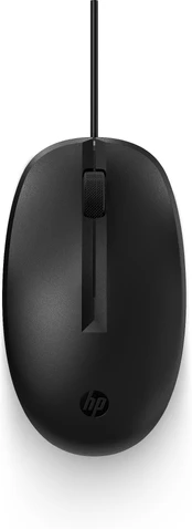 HP 125 Wired Mouse, Black kaina
