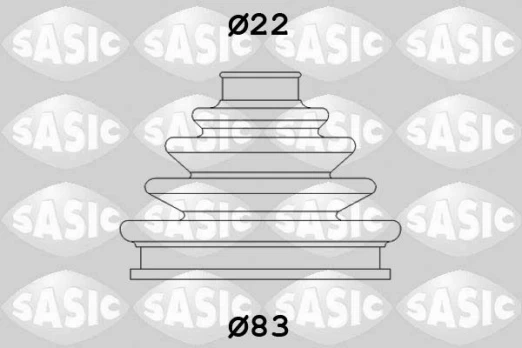 SASIC SAS4003437 CV boot kit