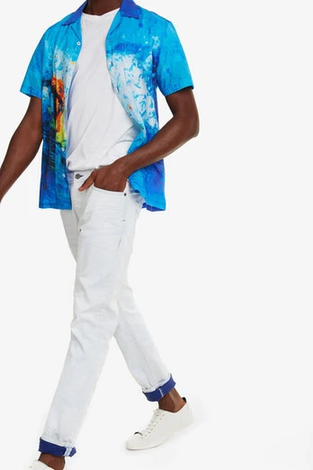 Desigual vyriški džinsai LUCAS Slim, W32/L34