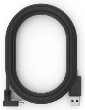 Kabelis Huddly USB - USB-C 90° USB, USB-C, 5 m, juoda kaina