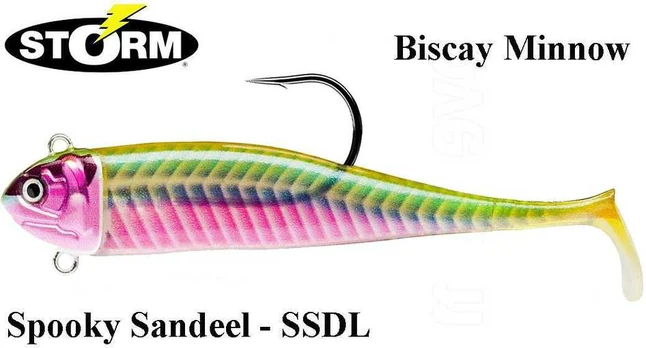 Guminukas Storm Biscay Minnow Spooky Sandeel SSDL