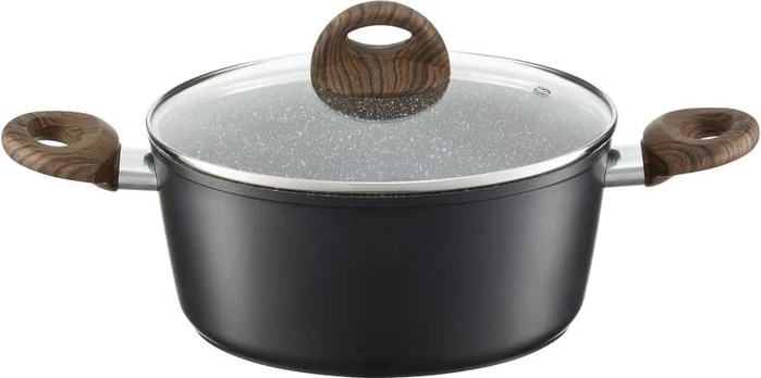 Puodas aluminiowy su dangteliu Terra 28 cm 5,6 l AMBITION