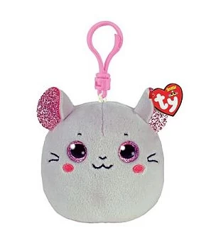 Pliušinis žaislas - pakabukas TY pelė CATNIP, 8,5 cm