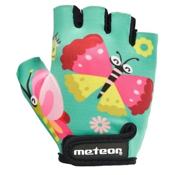 Vaikiškos Dviratininko Pirštinės METEOR JUNIOR BUTTERFLIES