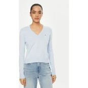 Tommy Jeans Megztinis Essential DW0DW19888 Žydra Regular Fit