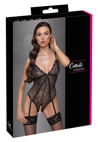 Cottelli lingerie Crotchless Body xl glaustinukė