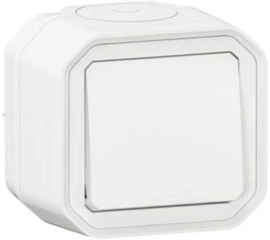 PLEXO PUSH BUTTON NO CONTACT - WHITE - SURFACE
