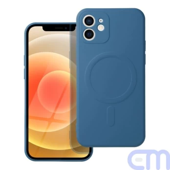 Silicone Mag Cover case compatible with MagSafe for IPHONE 12 blue