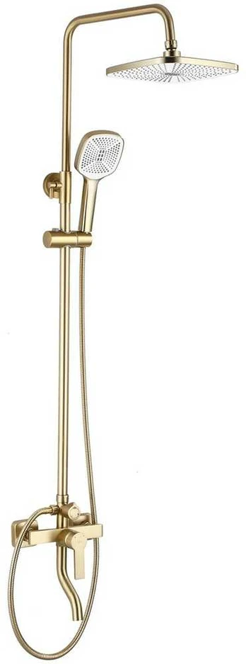 REA ARGUS BRUSHED GOLD dušo komplektas