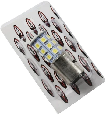 Other Lemputė 12V 35/35W BA20D 27SMD LED 6000K (be ECE)