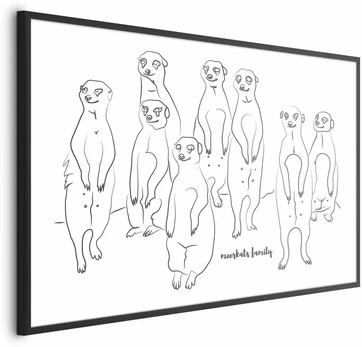 Artgeist Plakatas - Meerkat Family