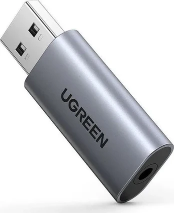 UGREEN CM383 USB į mini lizdo 3.5 mm garso adapterį