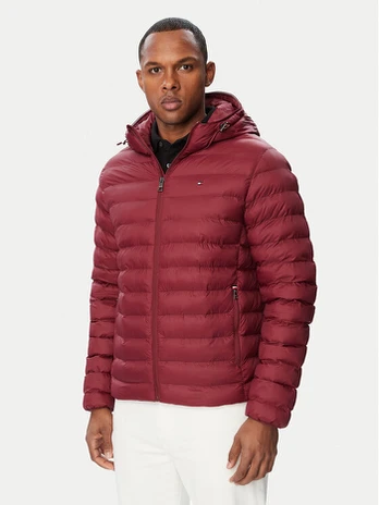 Tommy Hilfiger Demisezoninė striukė MW0MW43464 Vyšninė Regular Fit