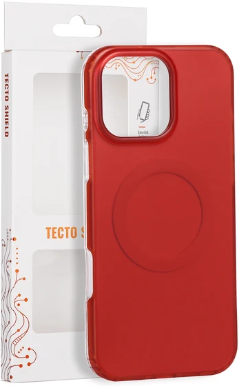 Dėklas Telforceone Tecto Shield Mistiq Mag case for iPhone 16 Pro Max 6,9' red