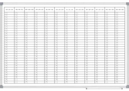 Maul MAUL Whiteboard Jahresplaner MAULstandard 60x90cm