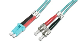 „Digitus Fiber Optic Patchcord“, LC/ST, MM, 2m, OM3 (DK-2531-02/3) kaina