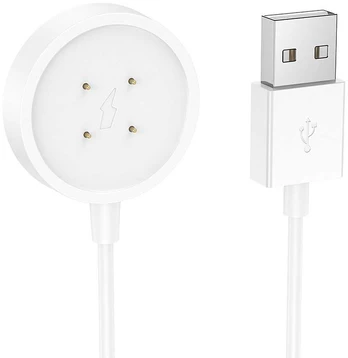 HOCO smartwatch charging cable Y24 0,6 m baltas