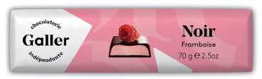 Chocolate bar Galler Dark Raspberry, 70 g
