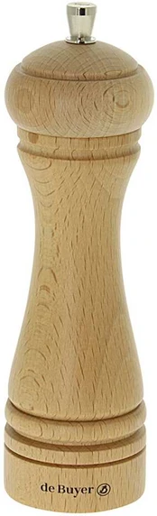De Buyer Salt mill, 18 cm, wooden, Java