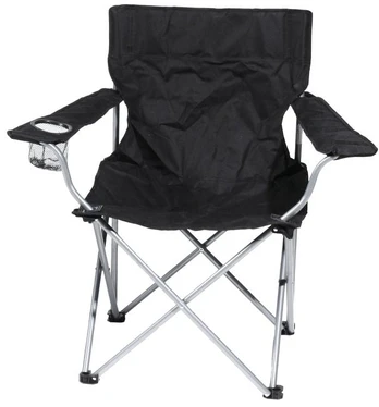 Turistinė kėdė Atom Outdoors 221677, juoda/pilka