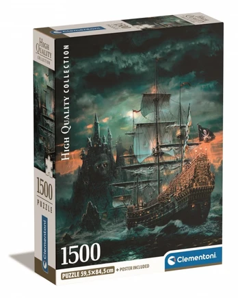 Puzzles 1500 elements Compact The Pirates Ship