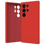 Dėklas Mercury Silicone Sam S24 Ultra S928 raudona|red kaina