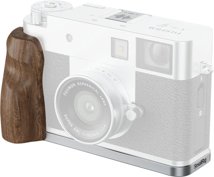 SmallRig 5223 L-Shaped Mount Plate with Wooden Handle for FUJIFILM X half Sidabrinis