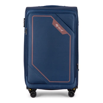 Medium soft luggage M 23 Solier STL2240 navy-brown