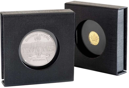 Dėžutė Airbox Quadrum monetos eksponavimui VIEW Coin
