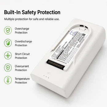 2500mAh Replacement Battery for Roborock H60 Hub, PF061ULK