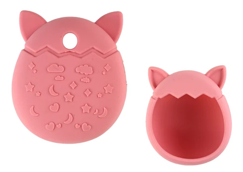 Silikoninis dėklas Tamagotchi žaidimui, rožinis