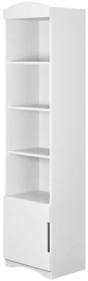 Balta vienguba lentyna classic