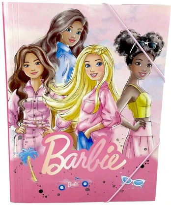 Barbie Paints A/4 elastinis aplankas