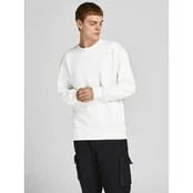 Jack & Jones Džemperis Star 12208182 Balta Relaxed Fit