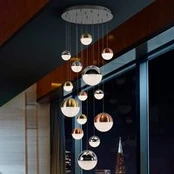 LED pakabinamas šviestuvas "Sphere multicolour 14fl", App