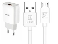 Kaku KSC-396 Smart USB Socket 2.4A Charger + 1m microUSB cable