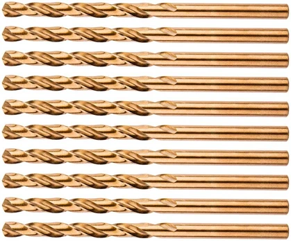 Neo Tools Metaliniai grąžtai HSS-Co 4,8 mm, 10 vnt.