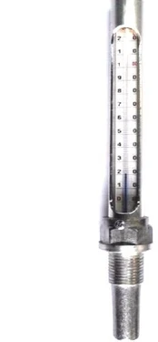 Termometras vertikalus 120°c 1/2" tiesus