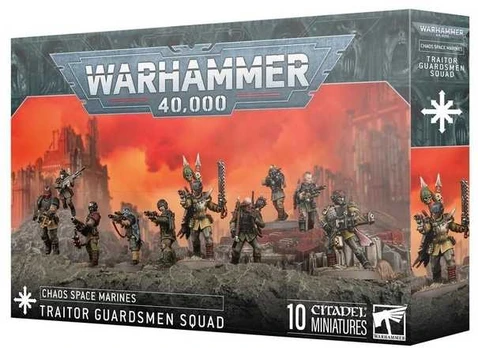Games Workshop Chaos Space Marine: Traitor Guardsmen Squad, 43-107