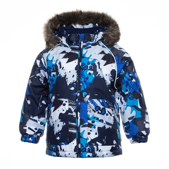 Huppa Vaikų žieminė striukė VIRGO, navy pattern