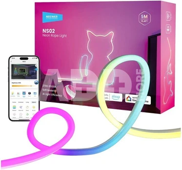 NEEWER RGB NEON LIGHTS LED SMART ROPE 16.4FT/5M 10107266