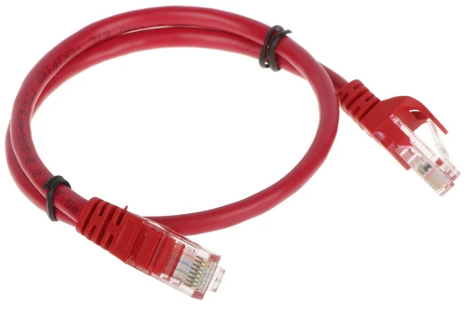 TST Array PATCHCORD RJ45/0.5-Raudonas 0.5 m