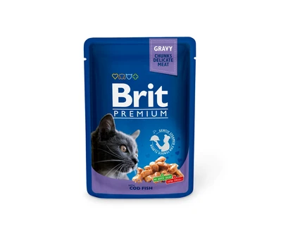 Brit Premium konservai katėms Cod Fish 100g